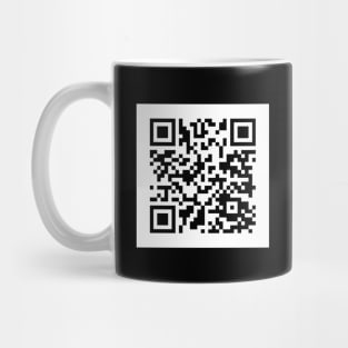 Rick Roll QR Code Mug